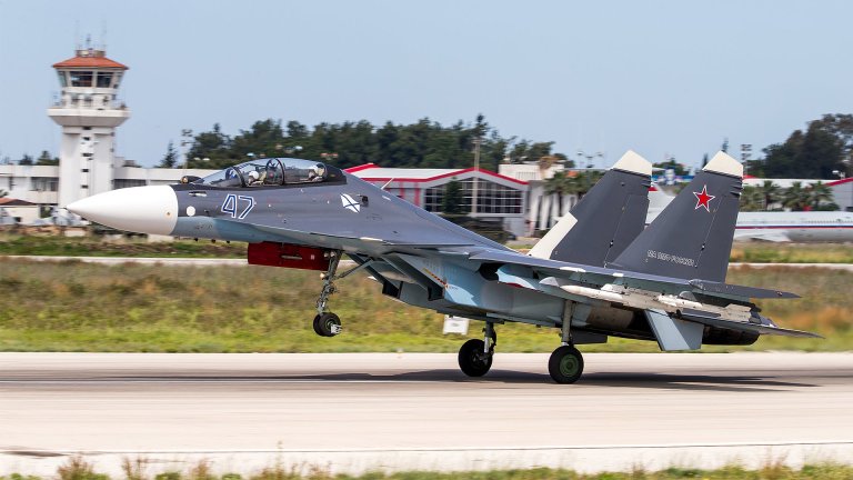 Russian Su-30SM Fighter Jet Crashed Off The Syrian Coast Killing Its Crew
